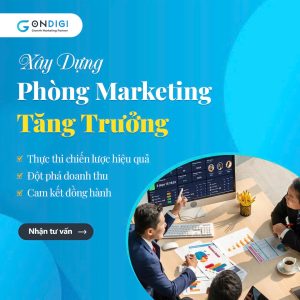 Xây dựng phòng marketing tăng trưởng