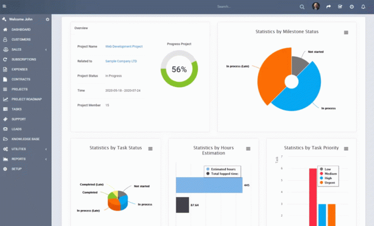 Phần mềm CRM & Quản lý dự án